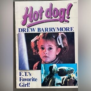 Drew Barrymore 1983 hot dog magazine number 16